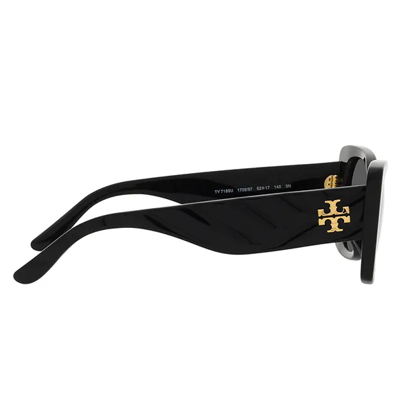 Kính Mát Tory Burch Grey Butterfly Ladies Sunglasses TY7189U 170987 52 Màu Xám Đen