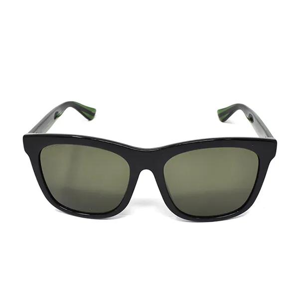 Kính Mát Unisex Gucci Green Square GG0057SK-002 Màu Xanh Đen Size 56
