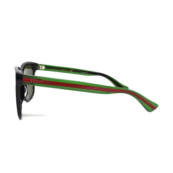 Kính Mát Unisex Gucci Green Square GG0057SK-002 Màu Xanh Đen Size 56