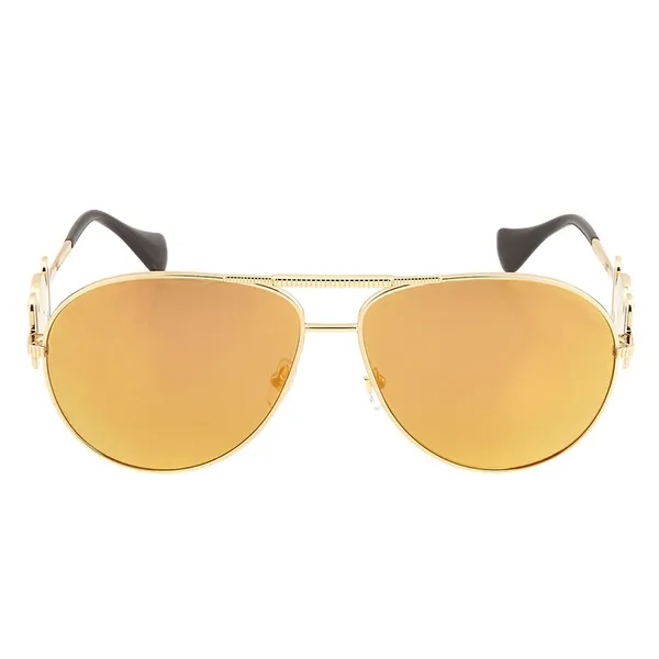Kính Mát Versace Brown Mirrored Gold Pilot Unisex Sunglasses VE2249 10027P 65 Màu Vàng Nâu