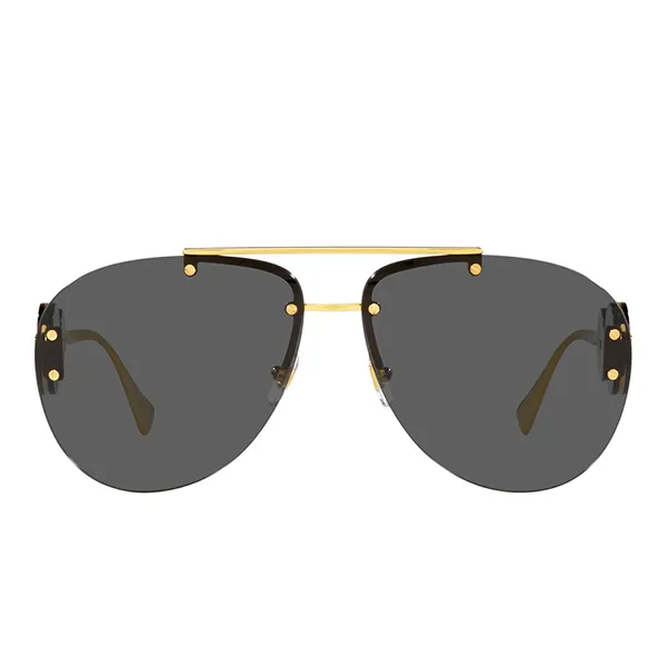 Kính Mát Versace Dark Grey Oversized Ladies Sunglasses VE2250 100287 63 Màu Xám Đậm
