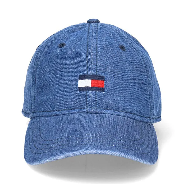 Mũ Tommy Hilfiger Mid Box Logo Cap Baseball 6941827 Màu Xanh Denim - Mũ nón - Vua Hàng Hiệu