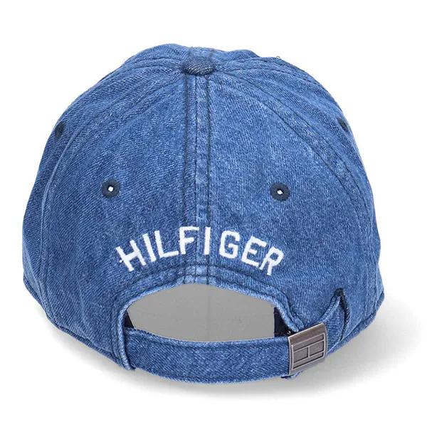 Mũ Tommy Hilfiger Mid Box Logo Cap Baseball 6941827 Màu Xanh Denim - Mũ nón - Vua Hàng Hiệu