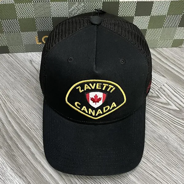 Mũ Zavetti Canada Alberta Black Cap Màu Đen Size 57-59