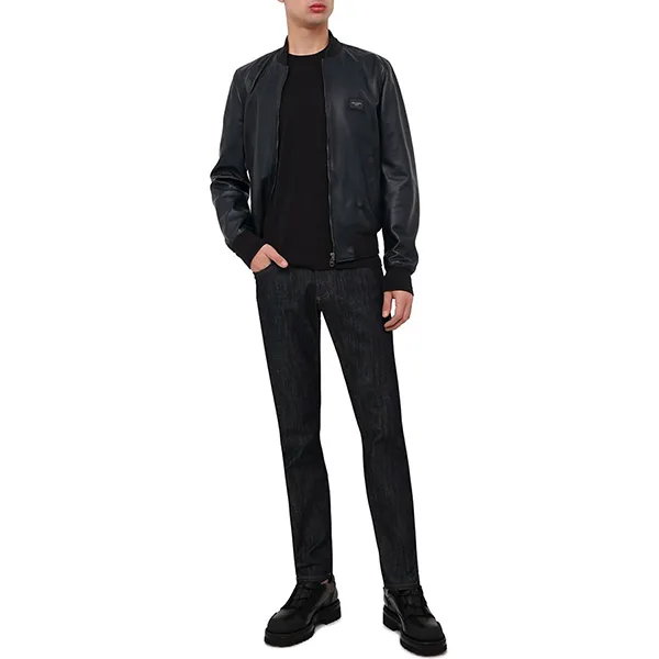 Quần Jean Nam Dolce & Gabbana D&G Logo Low Rise Tapered Denim GY07LZ Màu Đen Xám Size 48 - Thời trang - Vua Hàng Hiệu