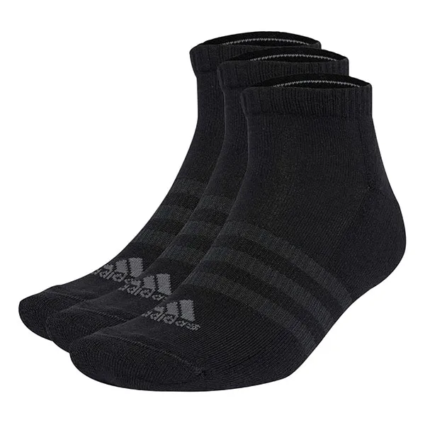 Set 3 Đôi Tất Adidas Cushioned Low-Cut Socks 3 Pairs IA3944 Màu Đen Size M