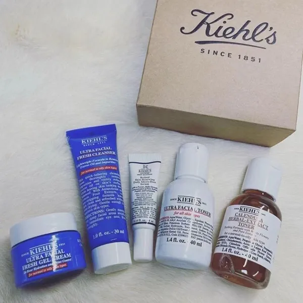 Set Dưỡng Da Kiehl's Five-Piece Medium Sample Travel Set 5 Món