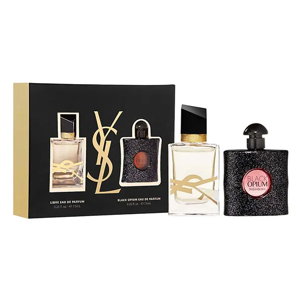 Set Nước Hoa Nữ YSL Yves Saint Laurent Mini Black Opium & Libre Eau De Parfum Set (2 x 7.5ml)