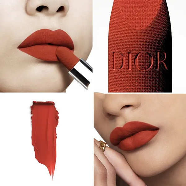 Son Dior 777 Fahrenheit Velvet Finish Màu Đỏ Cam - Son Môi - Vua Hàng Hiệu