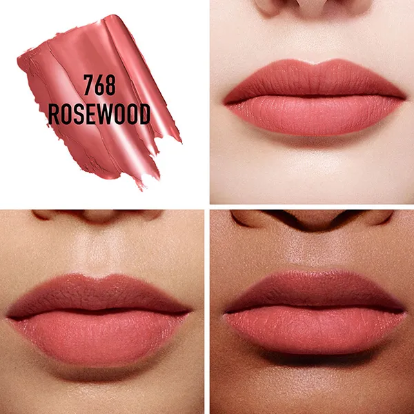 Son Dior Rouge Dior Colored Lip Balm 768 Rosewood Matte Finish Màu Hồng Nâu