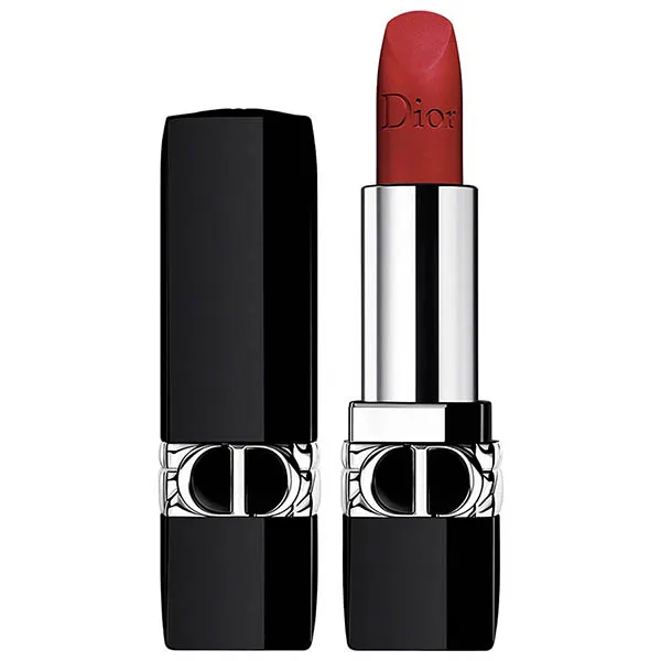 Son Dior Rouge Dior Refillable Lipstick 666 Rouge En Diable Matte Màu Đỏ Đậm - Son Môi - Vua Hàng Hiệu