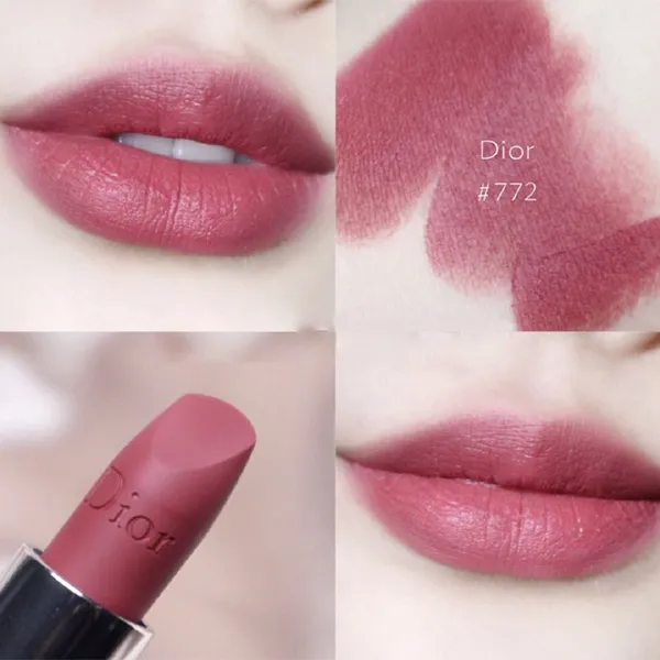 Son Dior Rouge Matte 772 Classic Màu Hồng Đất - Son Môi - Vua Hàng Hiệu