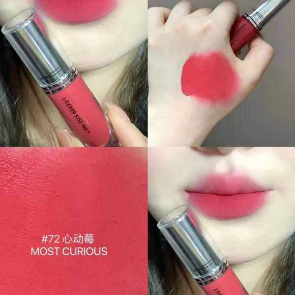 Son Kem MAC Locked Kiss Ink 24HR Lipcolour 72 Most Curious Màu Hồng Tươi - 2