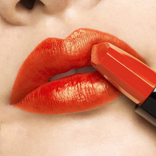 Son Shu Uemura Rouge Unlimited Kinu Satin KS OR 570 Màu Đỏ Cam - Son Môi - Vua Hàng Hiệu