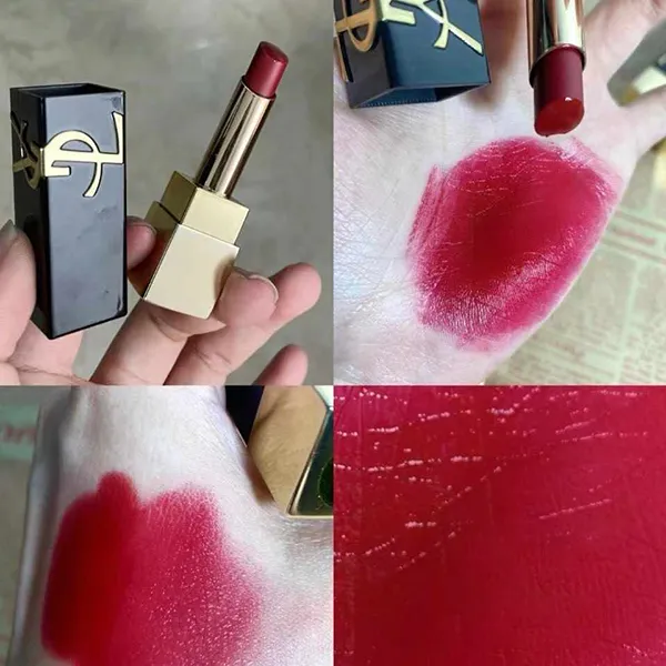 Son Yves Saint Laurent YSL The Bold High Pigment Lipstick 04 Revenged Red - Crimson Red Màu Đỏ Thẫm - Son Môi - Vua Hàng Hiệu