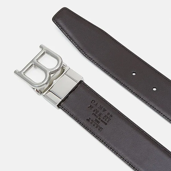 Thắt Lưng Nam Bally Reversible B Buckle Belt Màu Đen L