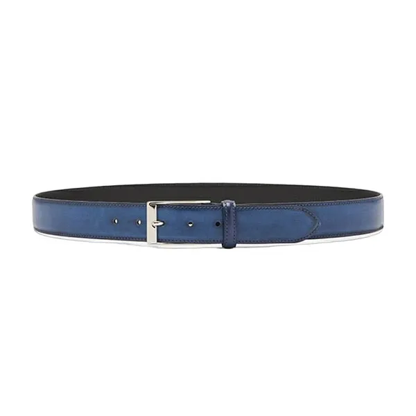 Thắt Lưng Nam Biagini Patin Belt Denim Màu Xanh Size 75-90 - Thắt lưng - Vua Hàng Hiệu