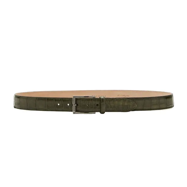 Thắt Lưng Nam Biagini Patin Belt Green Luxury Màu Xanh Lá Size 75-90 - Thắt lưng - Vua Hàng Hiệu