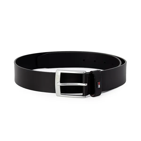 Thắt Lưng Nam Tommy Hilfiger Leather Belt AM0AM11455_NERO_BDS Màu Đen Size 90 - Thắt lưng - Vua Hàng Hiệu