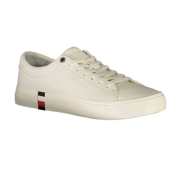 Giày Thể Thao Tommy Hilfiger FM0FM04036_BIANCO_YBI Màu Trắng Size 41 - Giày - Vua Hàng Hiệu