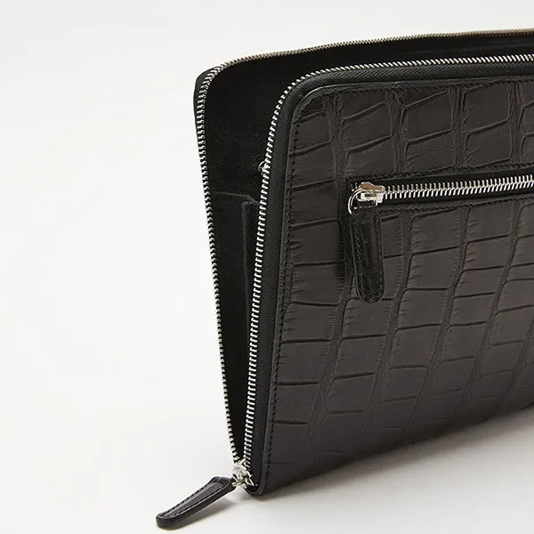 Túi Cầm Tay Nam Biagini Clutch Dubai Màu Đen