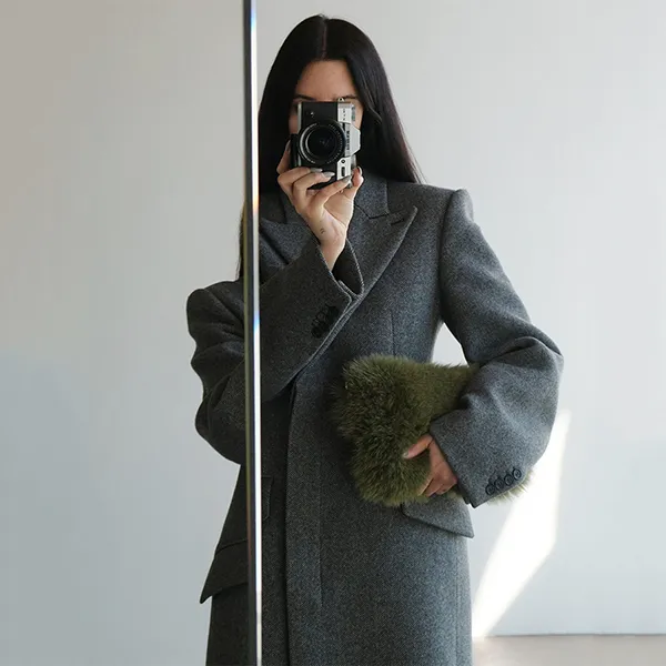 Túi Cầm Tay Nữ Biagini Clutch Vicky Olive Green Màu Xanh Green - Túi xách - Vua Hàng Hiệu