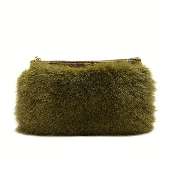 Túi Cầm Tay Nữ Biagini Clutch Vicky Olive Green Màu Xanh Green - Túi xách - Vua Hàng Hiệu