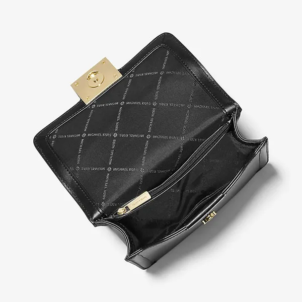 Túi Đeo Chéo Michael Kors MK Sonia Small Square Shoulder Crossbody In Black Màu Đen