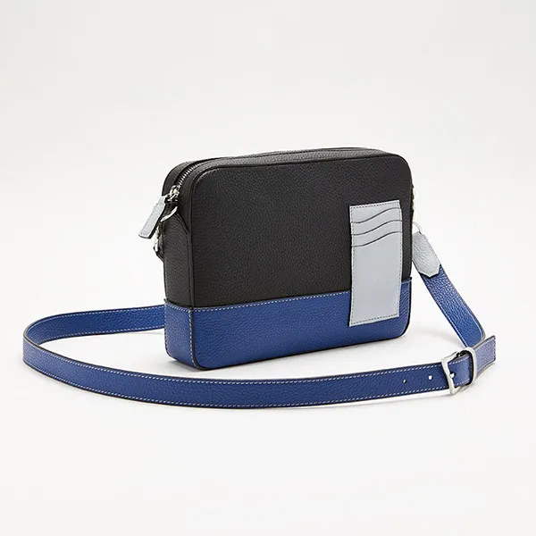 Túi Đeo Chéo Nam Biagini Burano Shoulder Clutch Black Màu Đen