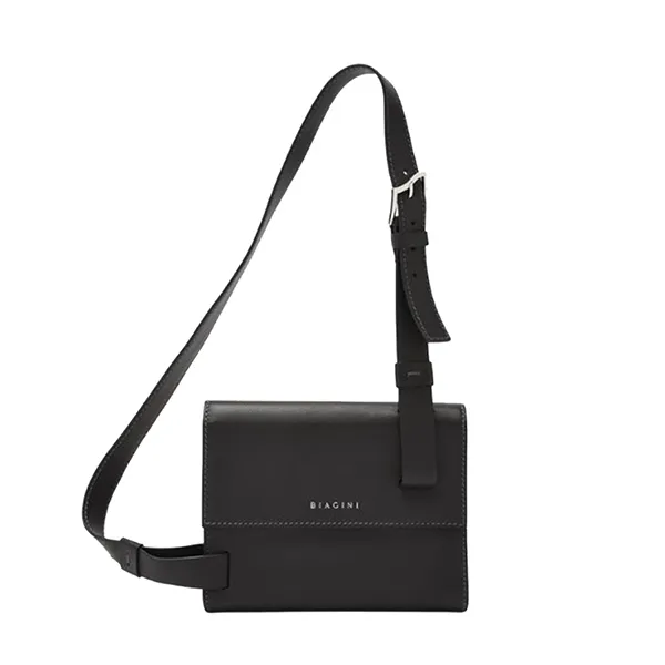 Túi Đeo Chéo Nam Biagini Sand Crossbody Black Màu Đen - Túi xách - Vua Hàng Hiệu