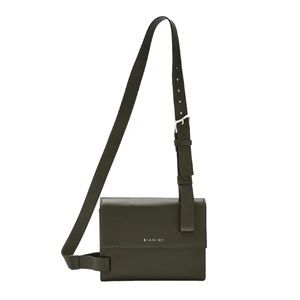 Túi Đeo Chéo Nam Biagini Sand Crossbody Màu Xanh Green - Túi xách - Vua Hàng Hiệu