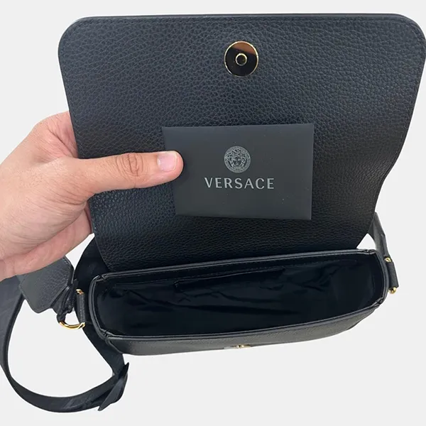 Túi Đeo Chéo Nam Versace Medusa 1013361 1A02187 1B00V Màu Đen - Túi xách - Vua Hàng Hiệu