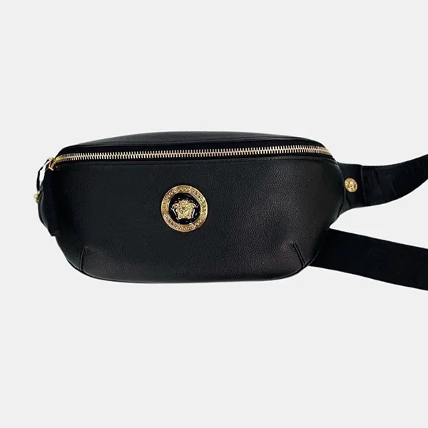 Túi Đeo Chéo Nam Versace Medusa Belt Bag Black 1002884 1A02187 1B00V Màu Đen - Túi xách - Vua Hàng Hiệu