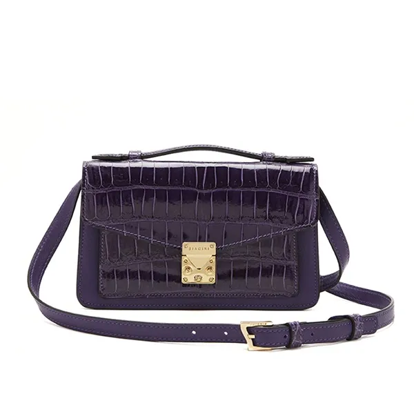 Túi Đeo Chéo Nữ Biagini Divina Clutch Purple Màu Tím - Túi xách - Vua Hàng Hiệu