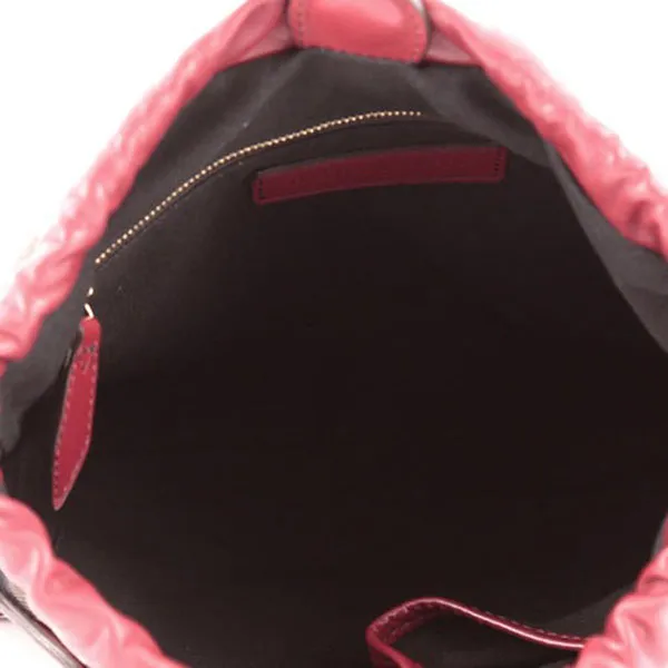 Túi Đeo Chéo Nữ Burberry Little Crush Crossbody Bag Leather And House Check Canvas Màu Đỏ Đô