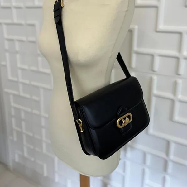 Túi Đeo Chéo Nữ Celine Triomphe Box Bag Màu Đen