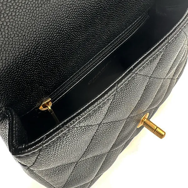 Túi Đeo Chéo Nữ Chanel 19 Mini Flap Bag Heart Chain Màu Đen