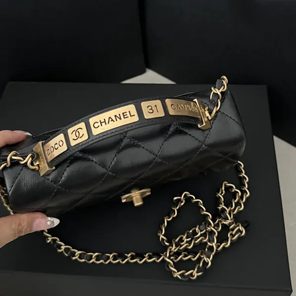 Túi Đeo Chéo Nữ Chanel 31 Handle Bag Màu Đen