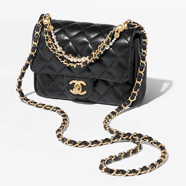 Túi Đeo Chéo Nữ Chanel Mini Flap Bag AS4385 B15773 94305 Màu Đen