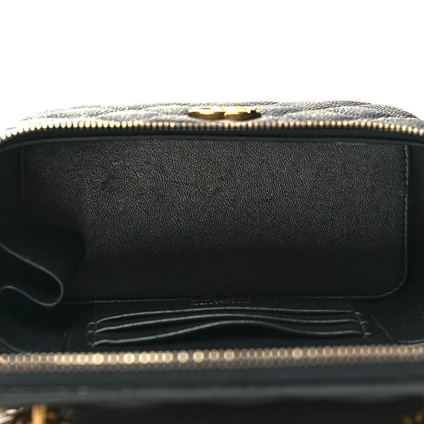 Túi Đeo Chéo Nữ Chanel Sweet Heart Vanity With Chain Màu Đen