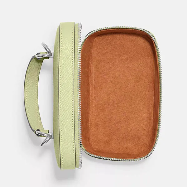 Túi Đeo Chéo Nữ Coach Train Case Crossbody CJ520 Màu Xanh - Túi xách - Vua Hàng Hiệu