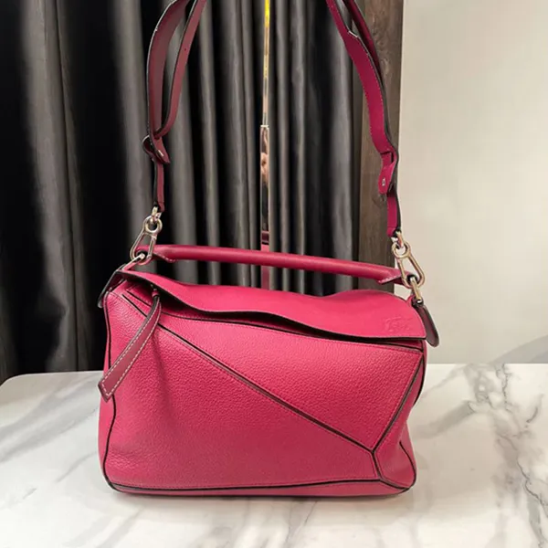 Túi Đeo Chéo Nữ Loewe Puzzle Small Bag Raspberry Màu Hồng - Túi xách - Vua Hàng Hiệu