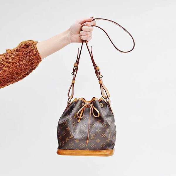 Túi Đeo Chéo Nữ Louis Vuitton LV Monogram Noe BB Bag Màu Nâu Đen - 1