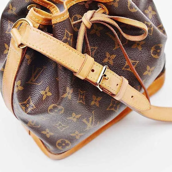 Túi Đeo Chéo Nữ Louis Vuitton LV Monogram Noe BB Bag Màu Nâu Đen - 3