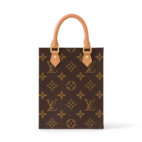 Túi Đeo Chéo Nữ Louis Vuitton LV Petit Sac Plat Bag M81295 Màu Nâu Đen - Túi xách - Vua Hàng Hiệu