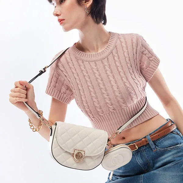 Túi Đeo Chéo Nữ Lyn Gambridge M Crossbody Bags LL23FBF255 Màu Trắng