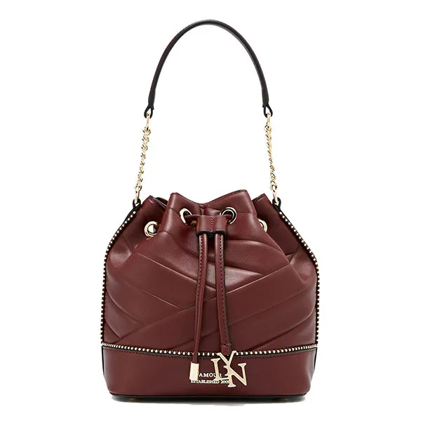 Túi Đeo Chéo Nữ Lyn Mova Bucket Bags LL23FBF251 Màu Đỏ