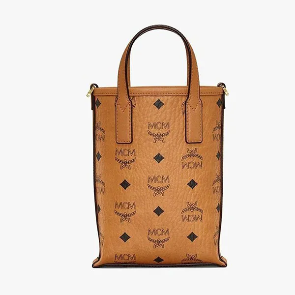 Túi Đeo Chéo Nữ MCM Essential Visetos Original Crossbody Mini MWRAASE03CO001 Màu Nâu - Túi xách - Vua Hàng Hiệu