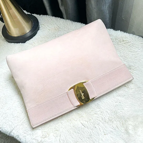 Túi Đeo Chéo Nữ Salvatore Ferragamo Vala Pink Màu Hồng Nhạt