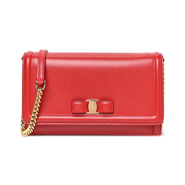 Túi Đeo Chéo Nữ Salvatore Ferragamo Vara Bow Mini Crossbody Bag Lipstick Red Màu Đỏ - Túi xách - Vua Hàng Hiệu